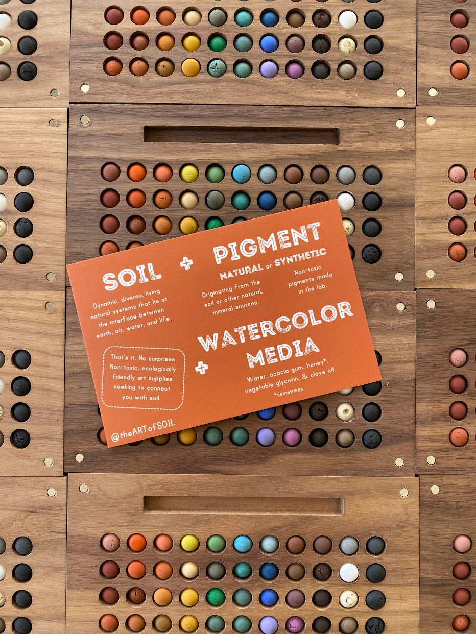 44 mini ecopods in a wooden palette