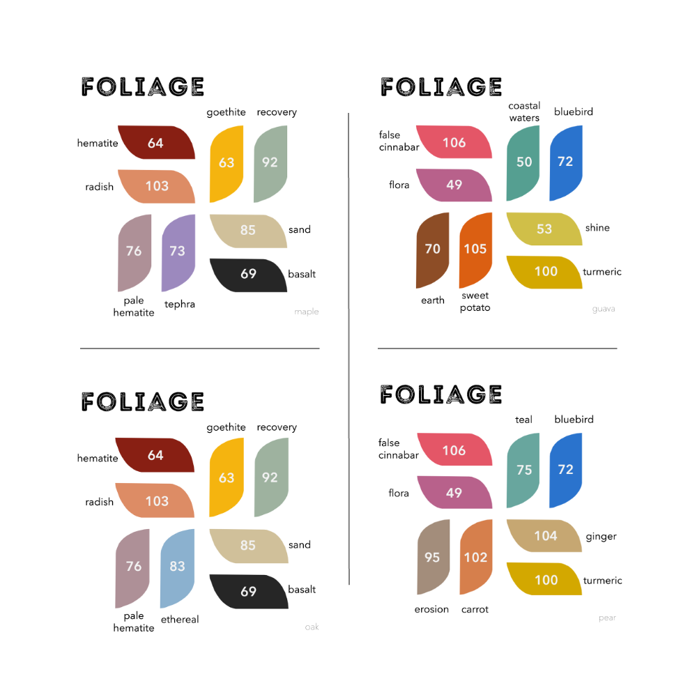 foliage palette