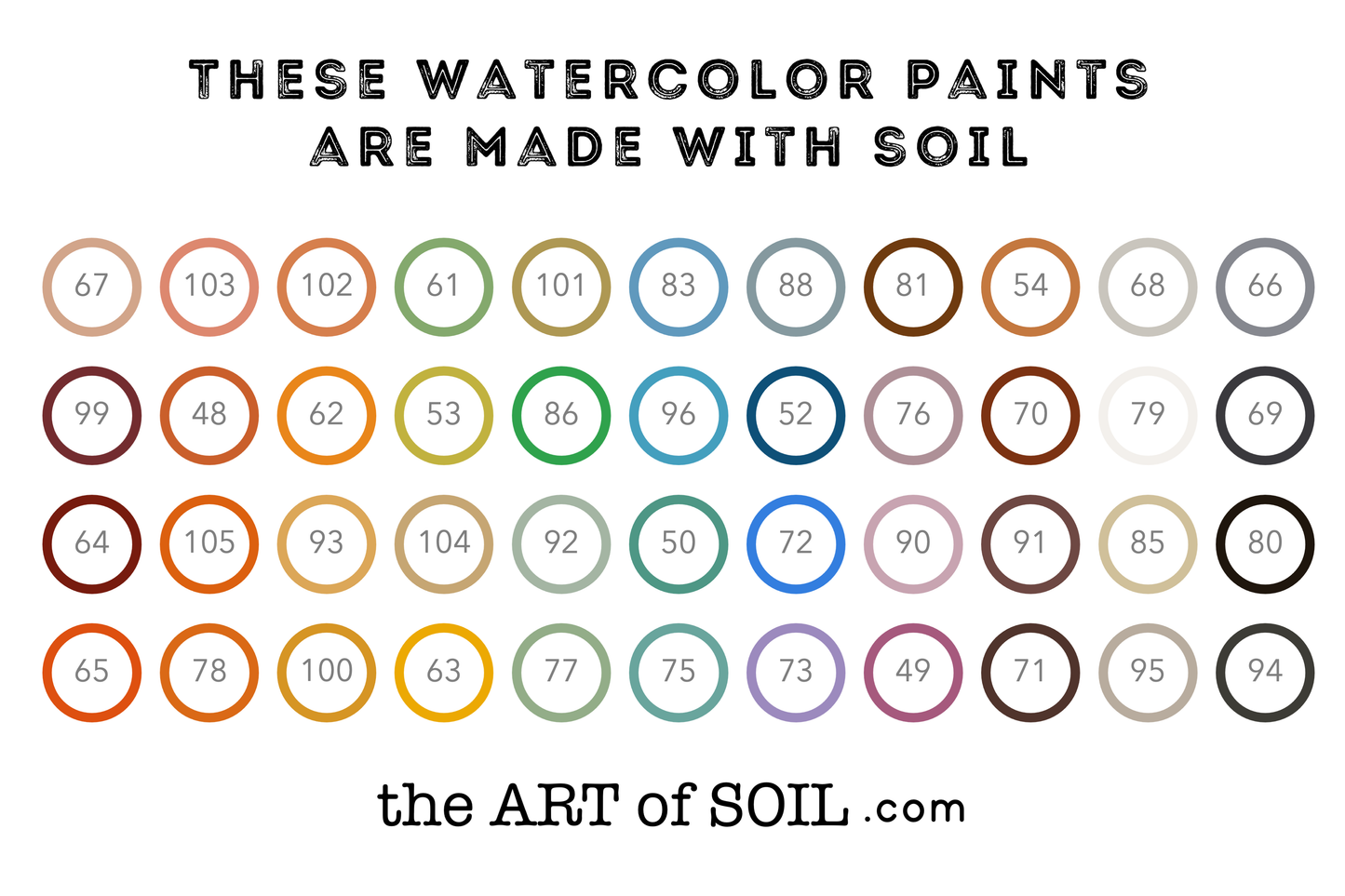 44 mini ecopods in a wooden palette