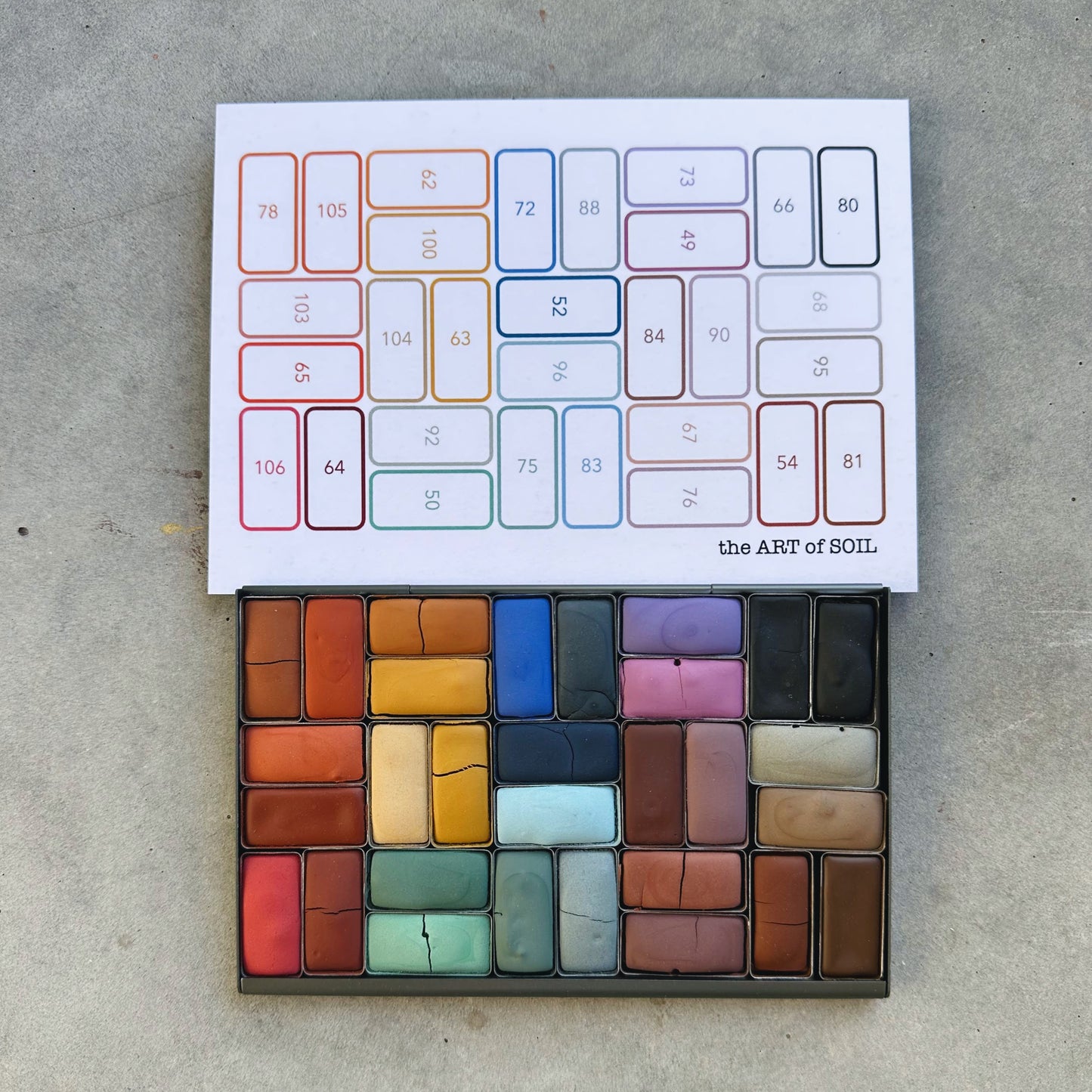 quilted 30 color - folio palette