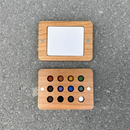 BOLD - 12 mini ecopods in a wooden palette