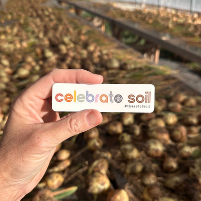 celebrate soil • sticker