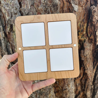 56 mini ecopods in a wooden palette
