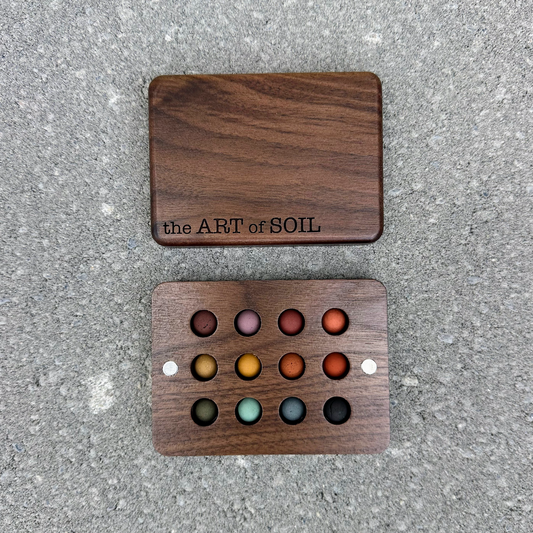 MINERAL - 12 mini ecopods in a wooden palette