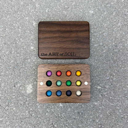 VIBRANT - 12 mini ecopods in a wooden palette