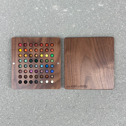 56 mini ecopods in a wooden palette